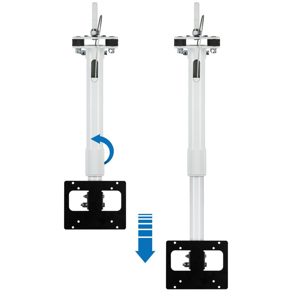 CE-CM-SX-3  3′ Telescoping Ceiling Mount LCD/PVM Pole