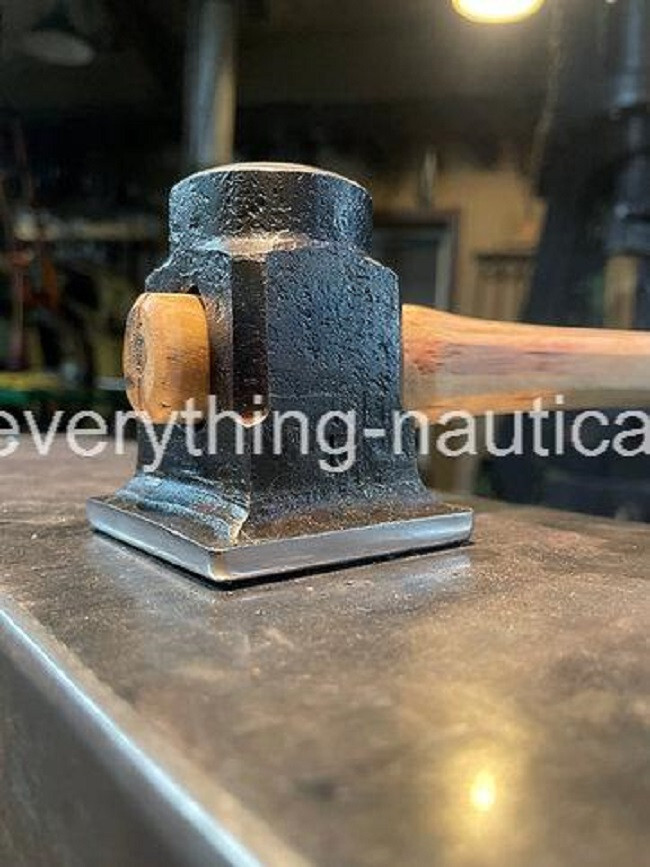 Vintage Blacksmith Flatter Hammer, Blacksmith Hammer, Forge Anvil Tools