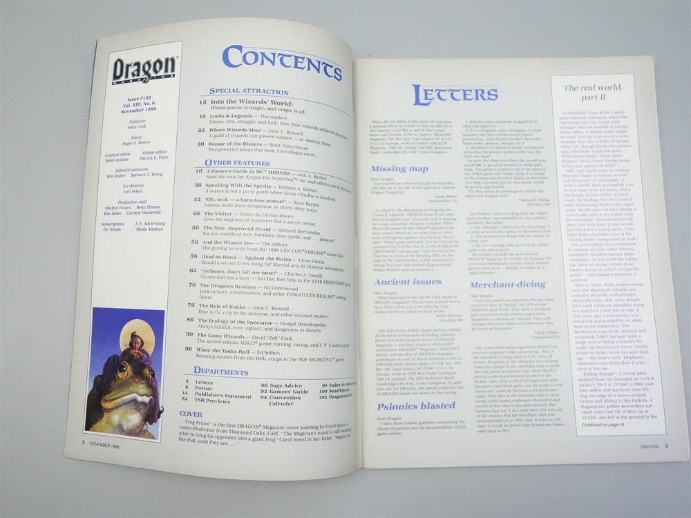 Dragon Magazine: Issue # 139 (TSR)