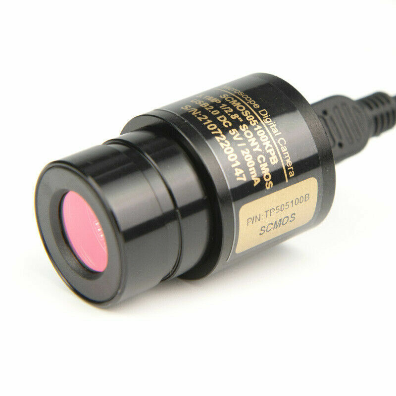 5MP USB CCD Video Digital Camera Microscope Electronic Eyepiece w Micrometer