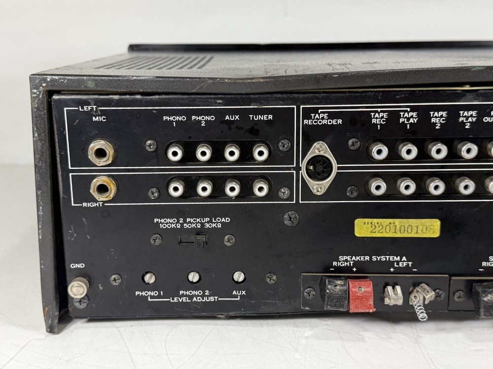 Vintage 1970s Sansui AU-999 Solid State Integrated Stereo Amplifier - WORK/READ