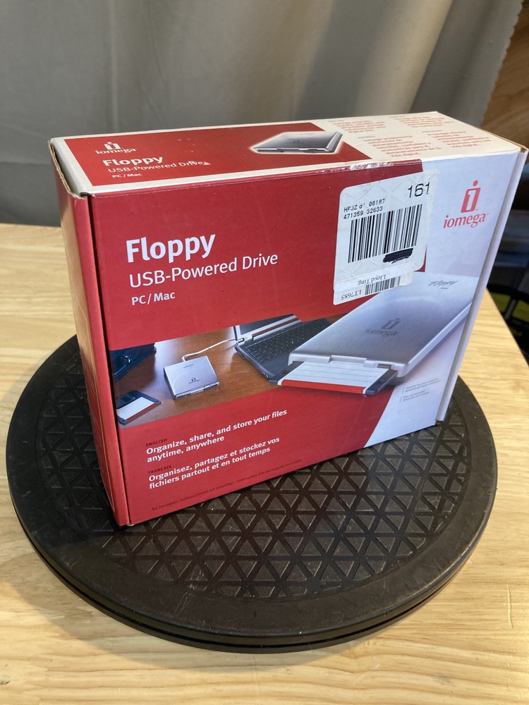 Iomega Floppy USB-Powered Drive for PC/Mac - Open Box Floppy Drive