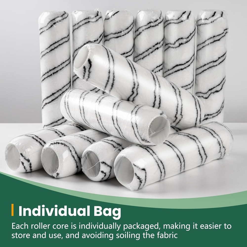 Paint RollerMicrofiber Paint Roller Covers 9 Inch, Large 9 Inch Paint Rollers