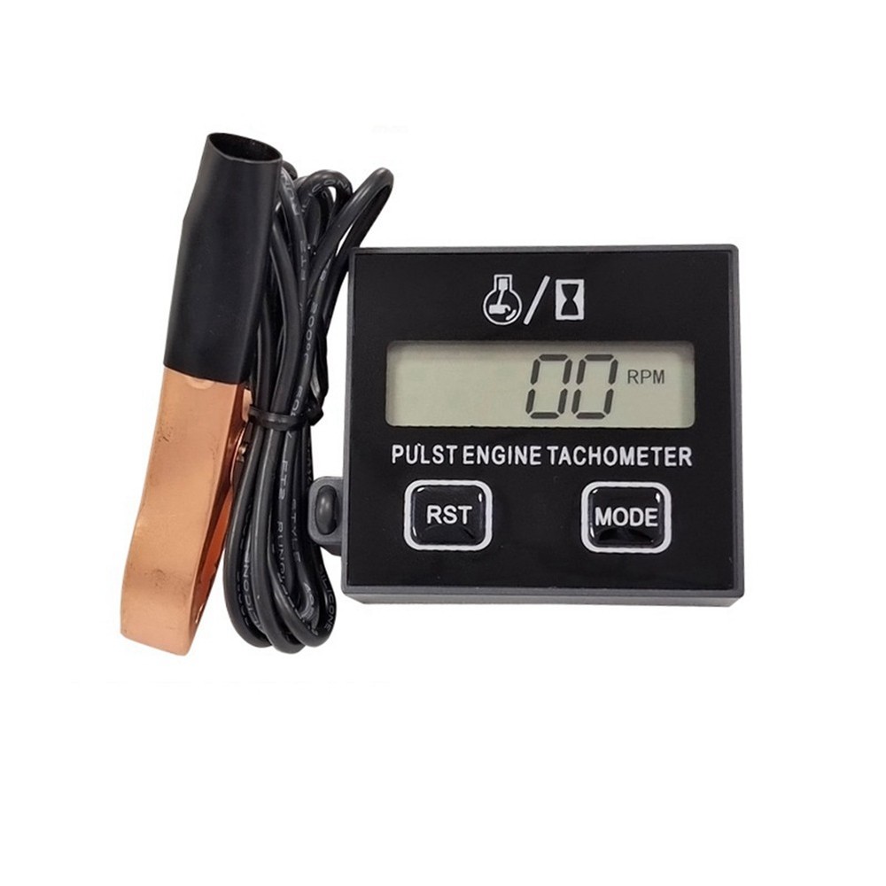 Digital Gasoline Engine Tachometer Resettable Inductive Contact Tachometer7588