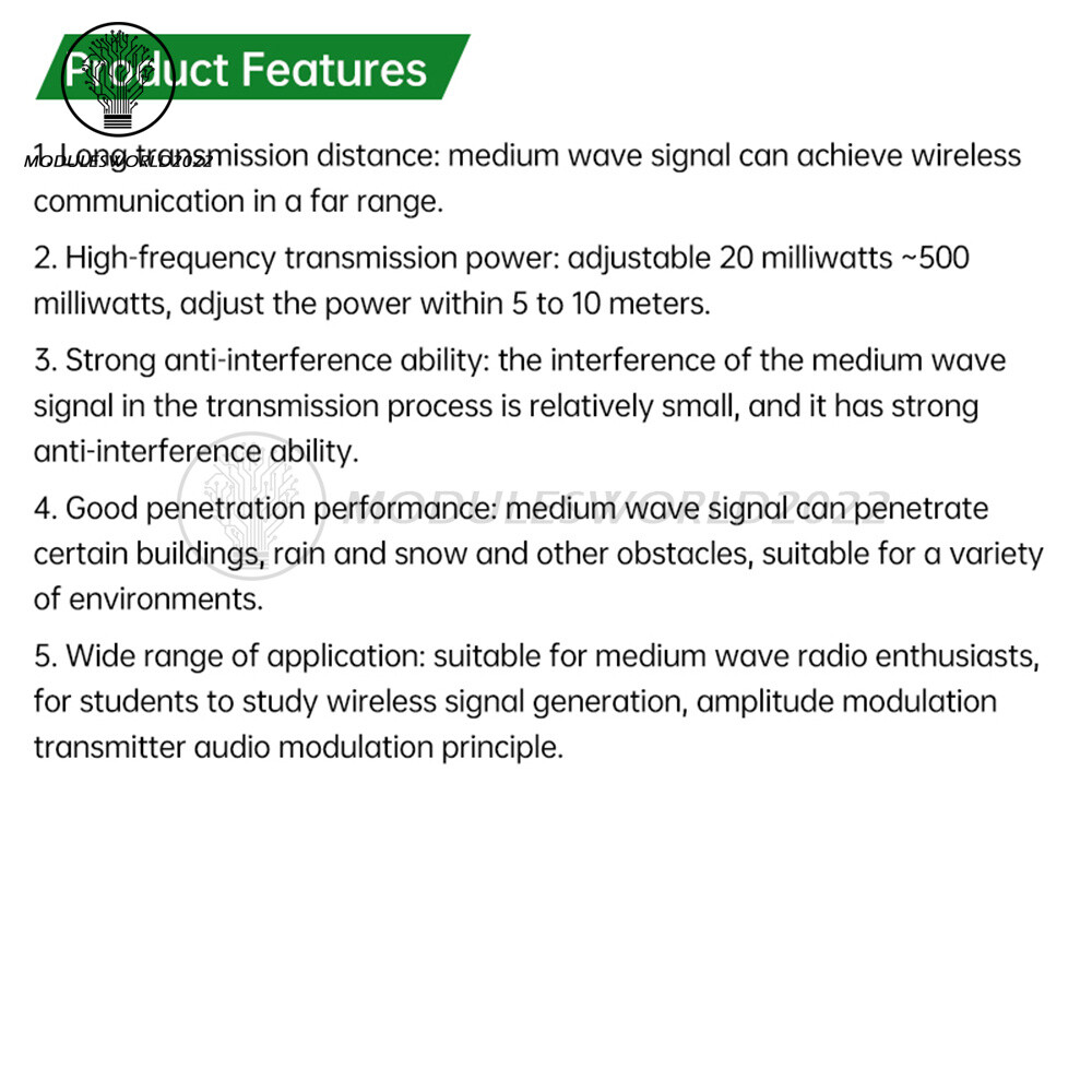 530-1600khz AM Radio Transmitter Experimental Micropower Medium Wave Transmitter