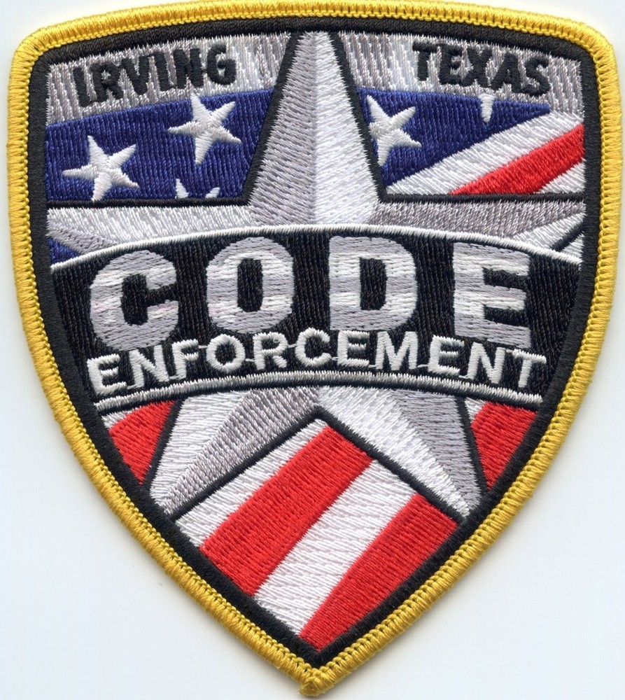 IRVING TEXAS CODE ENFORCEMENT police PATCH