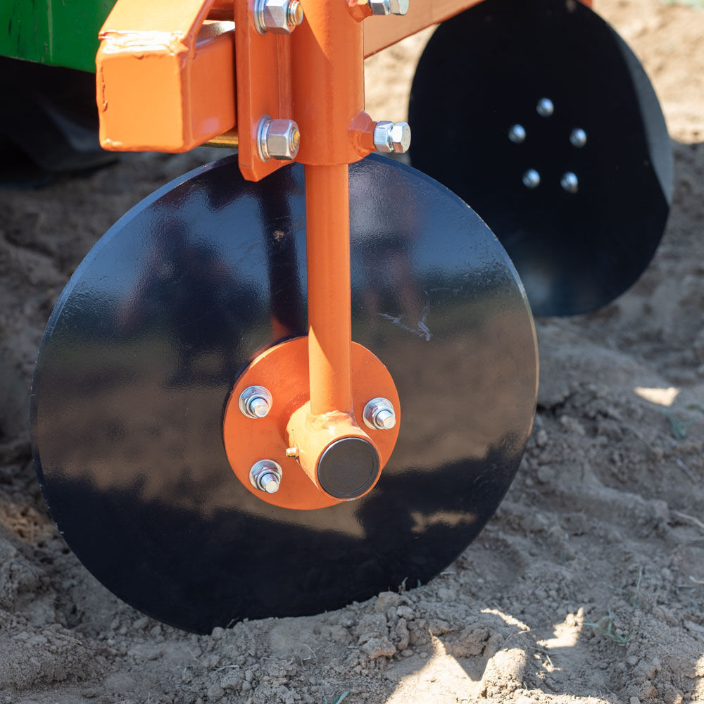 Titan Attachments Orange 48" Adjustable Disc Bedder, Category 1, 3 Point QH1