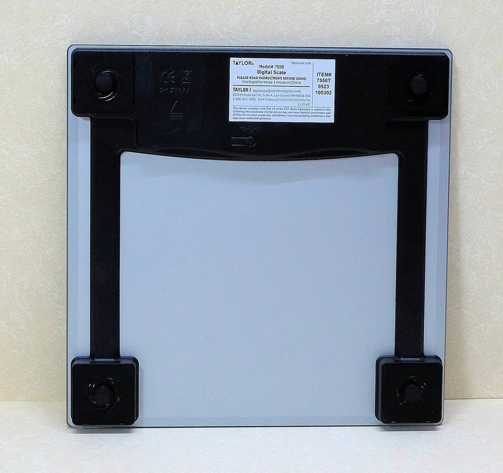 GLASS DIGITAL SCALE- TAYLOR #7558T