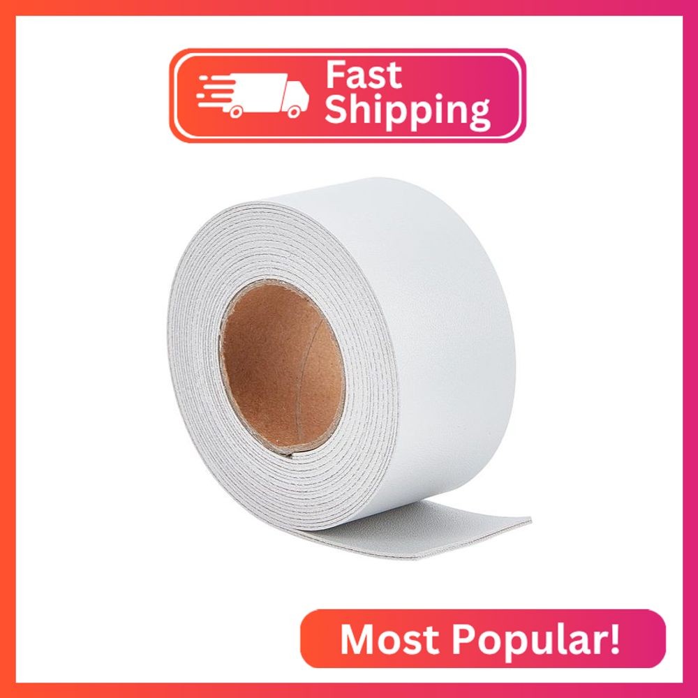 GORGECRAFT 1.5" Wide Leather Strap 79" Long Double-Sided Lychee Pattern Leather