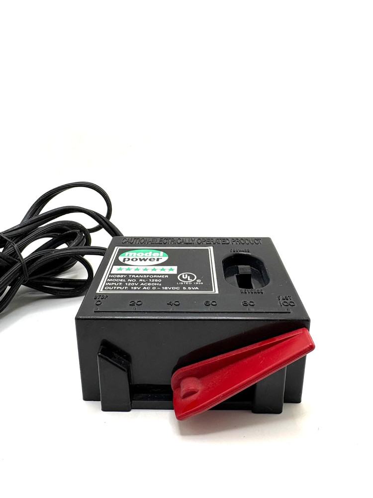 Model Power HO Model Train Transformer RL-1250 - Tested Good