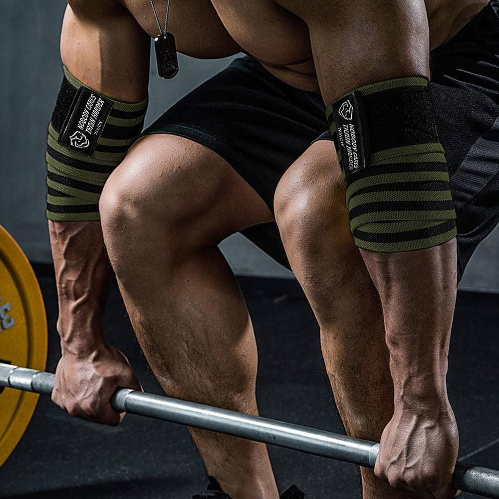 Elbow Wraps for Weightlifting (1 Pair), 47" Elastic Elbow Support & Compression