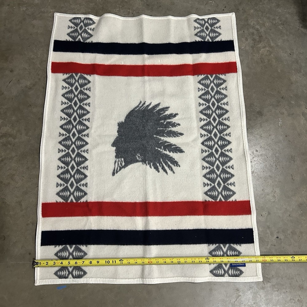 Pendleton Beaver State Heroic Chief Joseph Heritage Wool Medium Blanket Throw