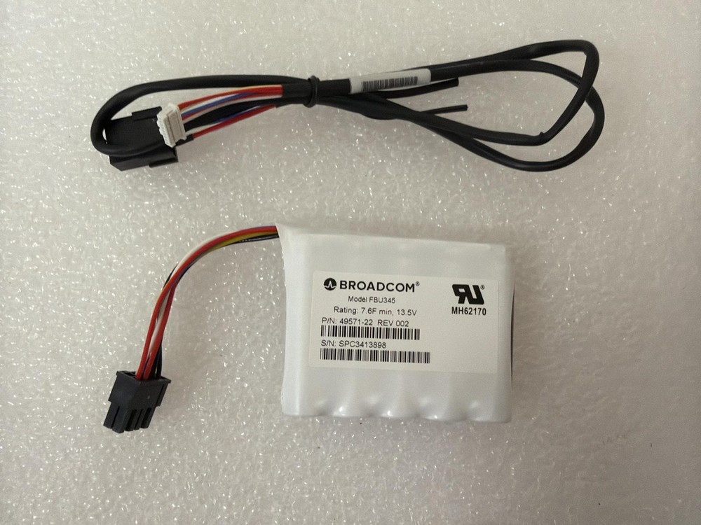 AVAGO BROADCOM 9461-16I RAID CONTROLLER CARD, W/ BOTH BRACKETS, BATTERY & CABLE