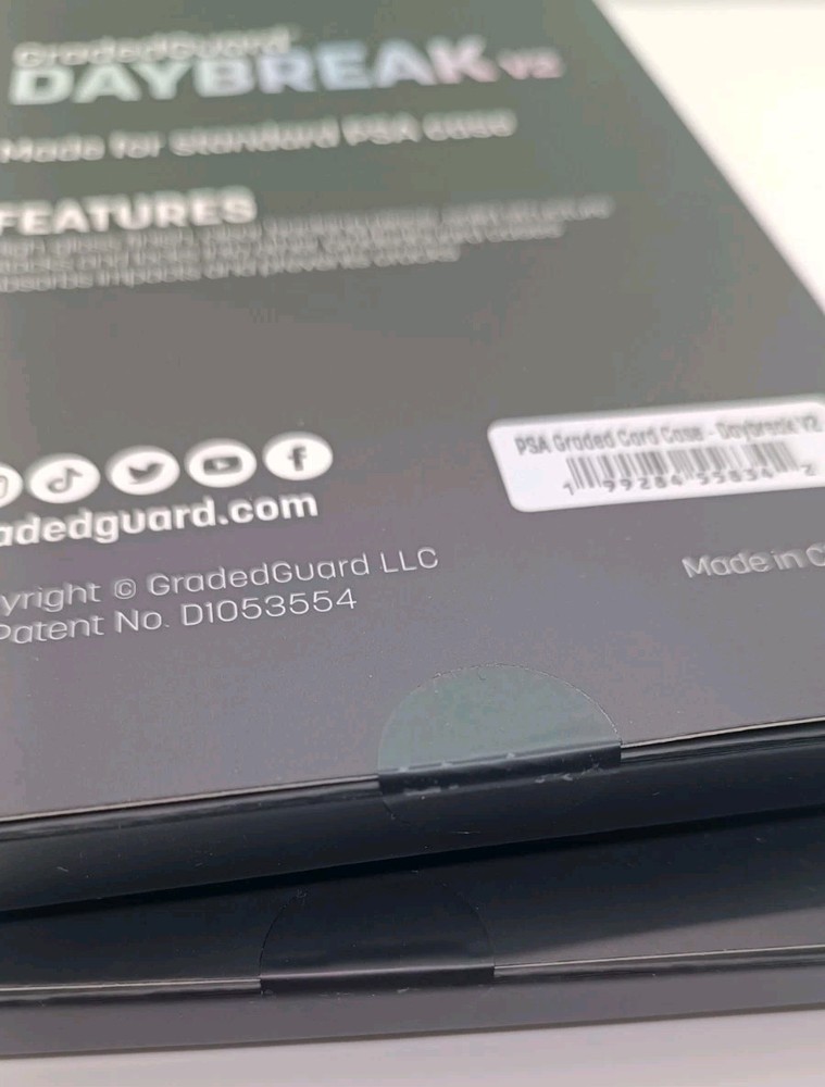 GradedGuard PSA Graded Card Case Guard Protector DAYBREAK V2 Limited Edition x2