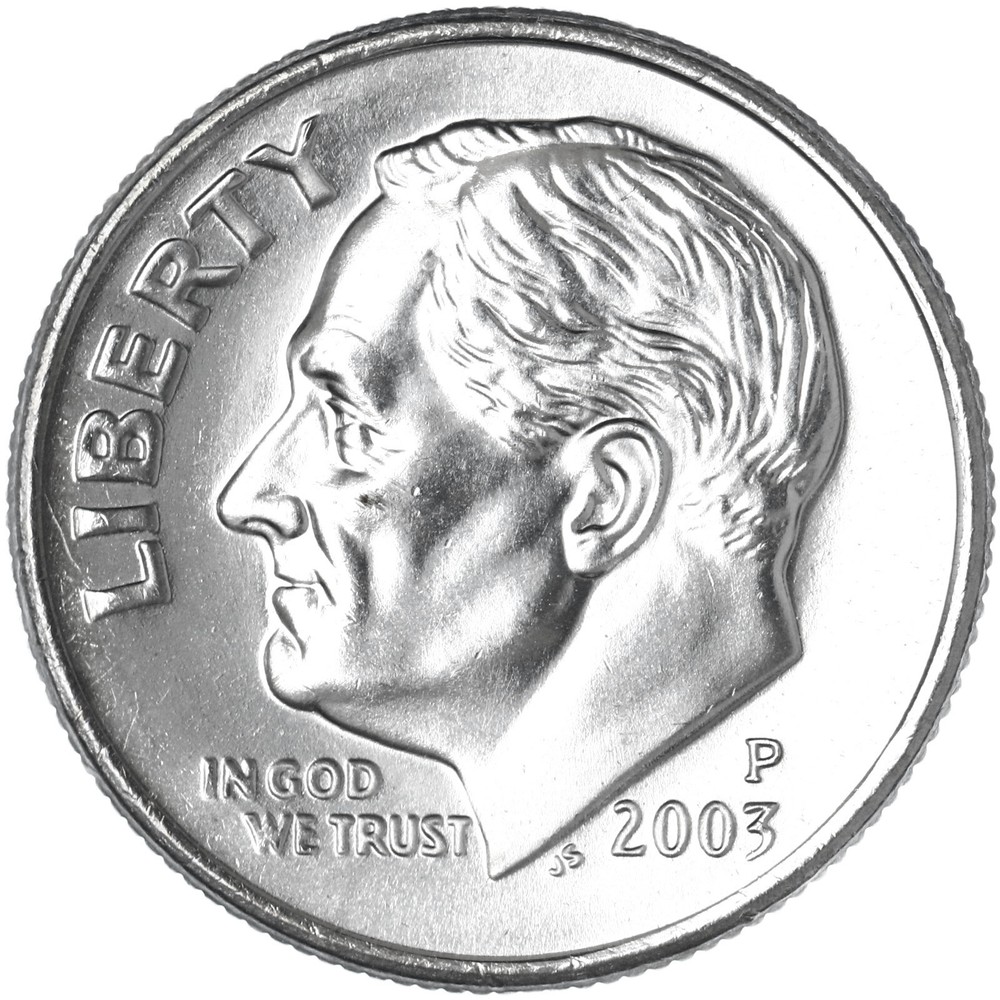2003 P Roosevelt Dime Gem BU US Coin