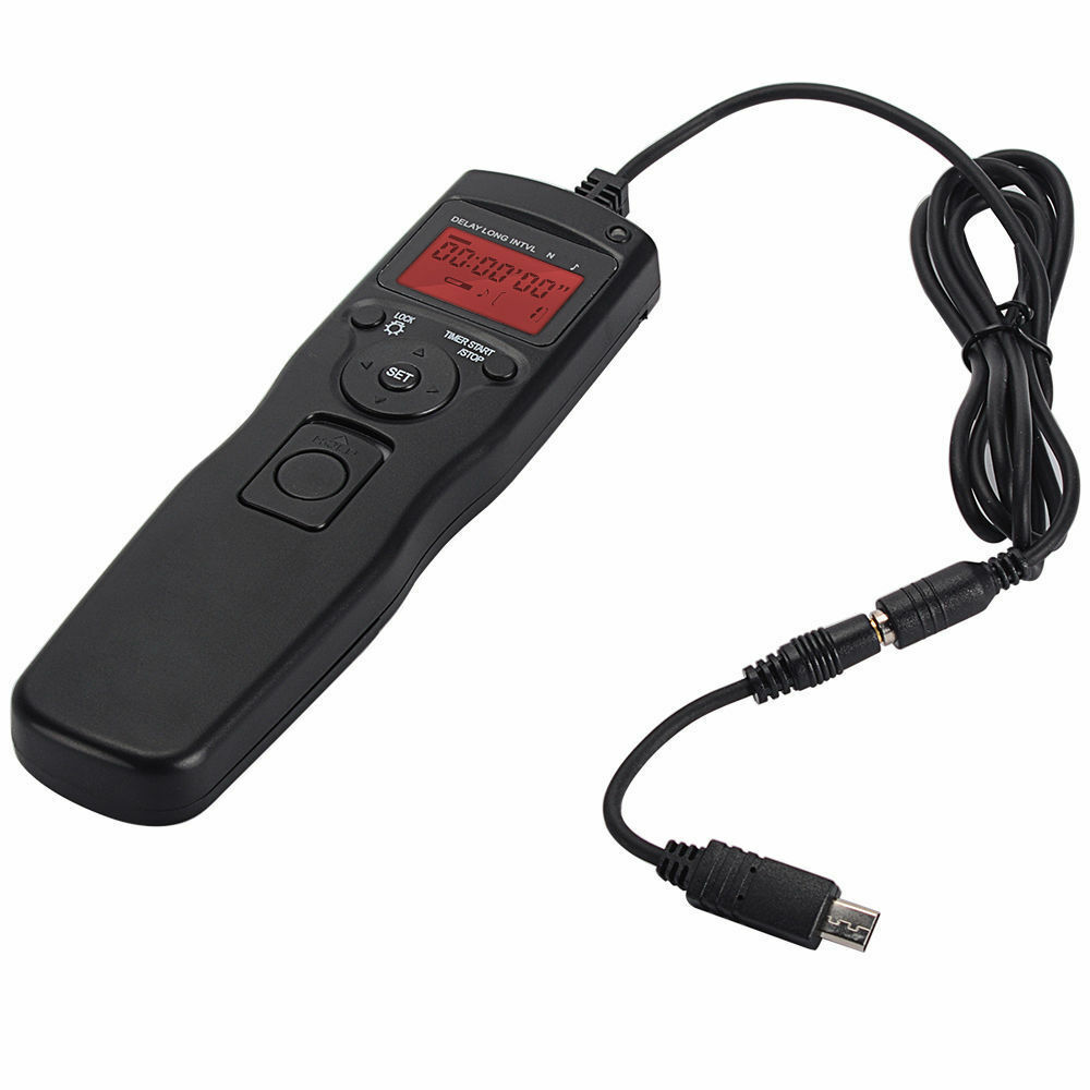 LCD Timer Intervalometer Remote For Sony A58 NEX-3NL A7 A7R A3000 A6000 HX300
