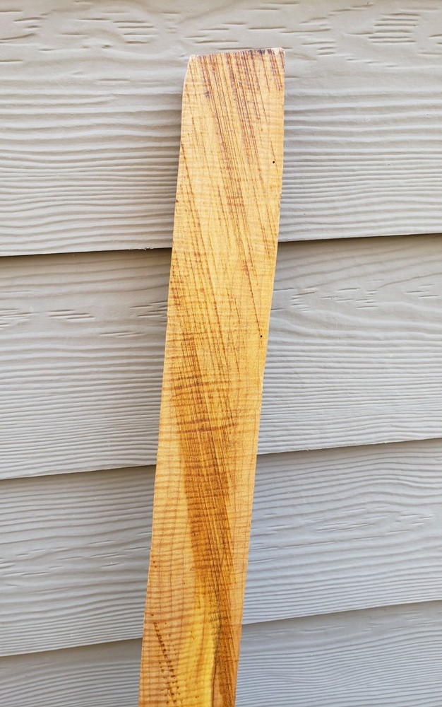 🔥 70.25" CURLY FIDDLEBACK TIGER MAPLE MUZZLELOADER RIFLE LONGRIFLE Blank Slab