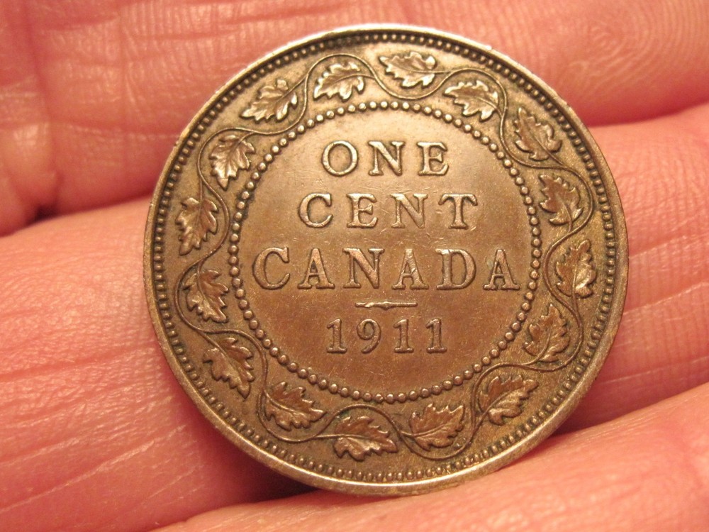 1911 CANADIAN LARGE CENT, FREE SHIPPING (#118E)