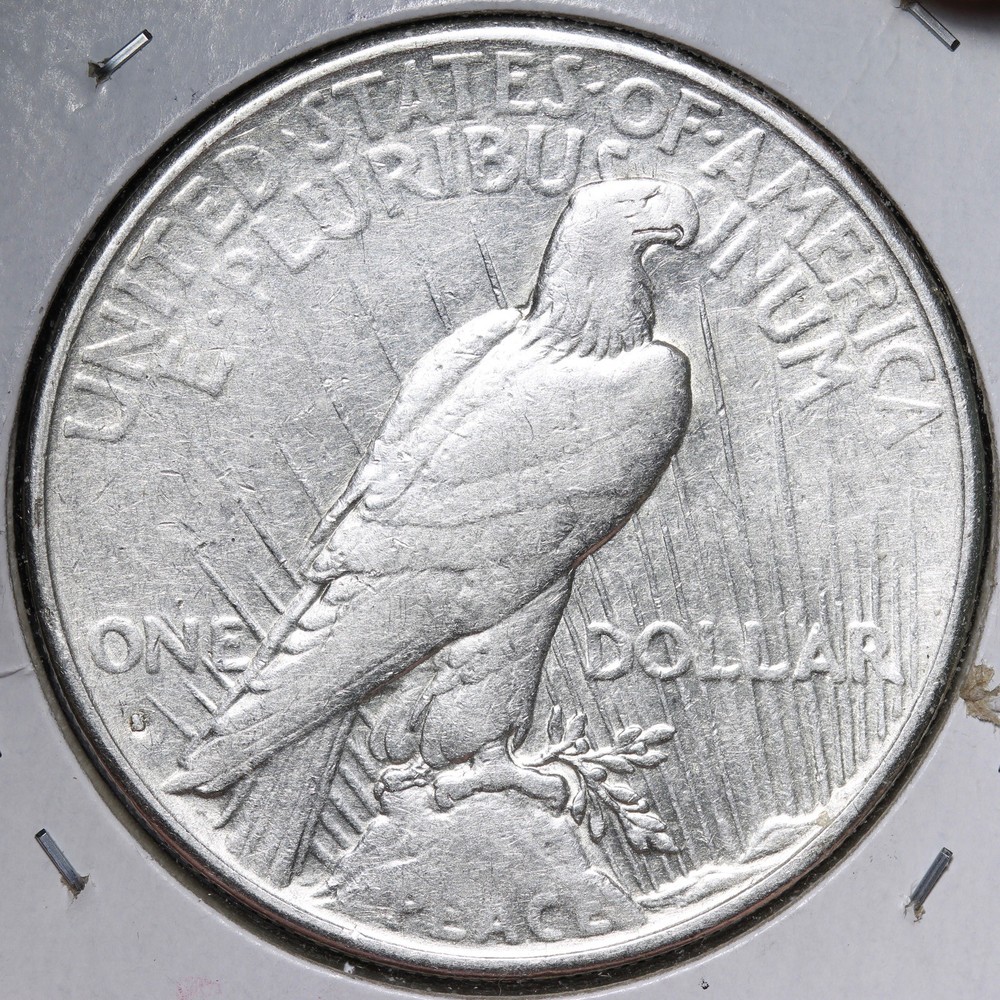 1934-S Peace Silver Dollar XF E398 WTMM