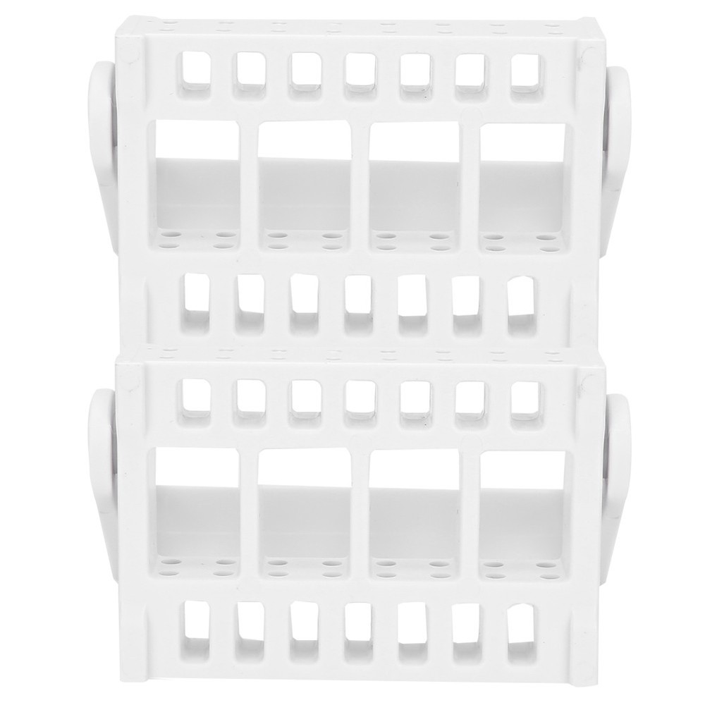 2pcs Nail Drill Bits Holders Practical Storage Stand For Home Professional Use