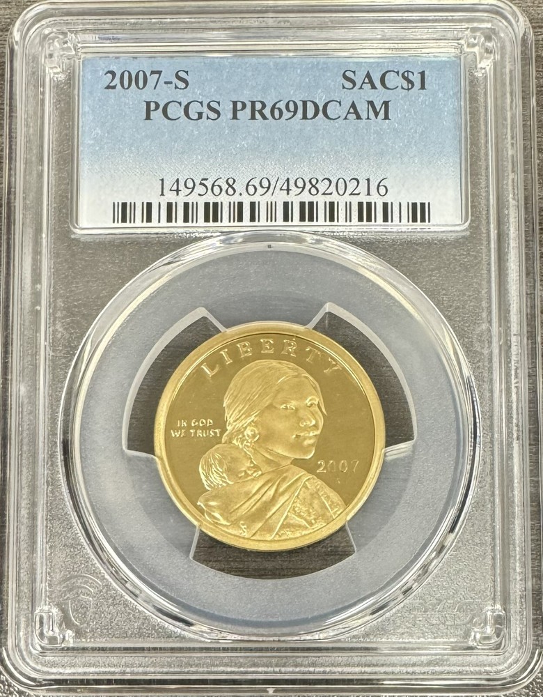 2007 S Sacagawea $1 Dollar  PCGS PR69DCAM