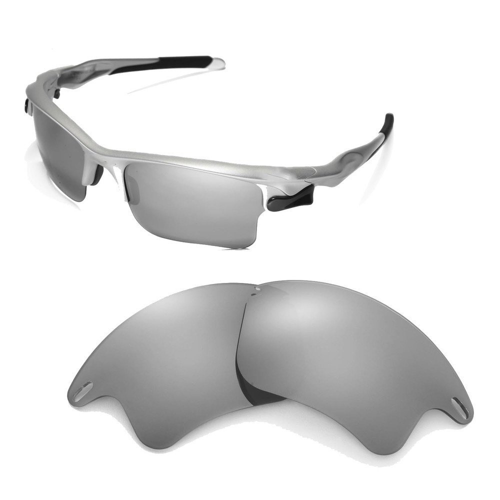 Walleva Replacement Lenses for Oakley Fast Jacket XL Sunglasses-Multiple Options