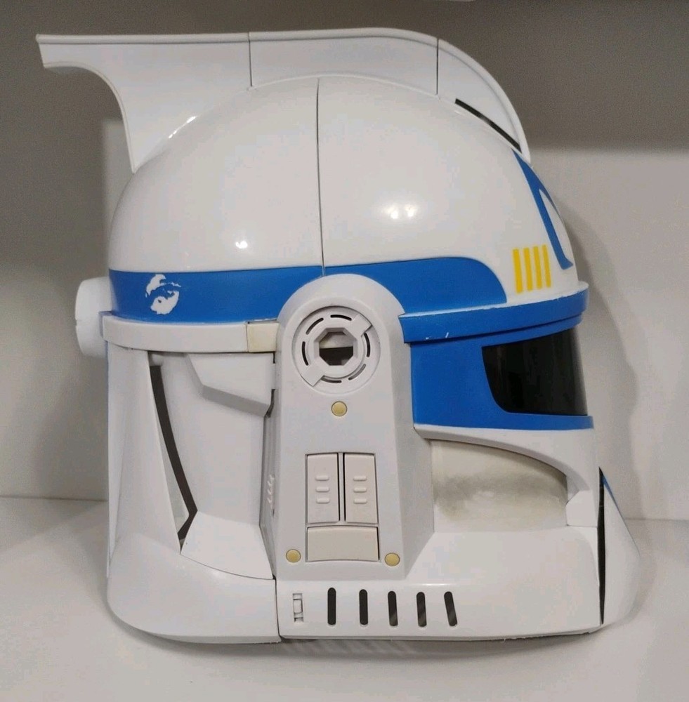 Star Wars Captain Rex Clone Wars Electronic Talking Helmet 2008, Works