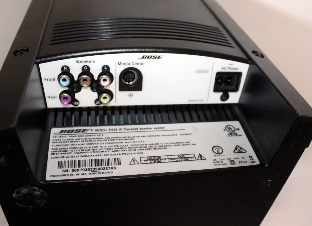 Bose PS28 Powered Subwoofer for AV35 Console System ~ Used ~ Nice ~ Untested