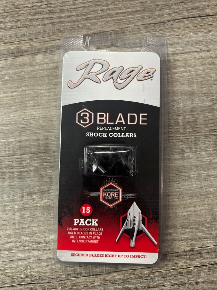 Rage 3 Blade Replacement Shock Collars 15 Pack