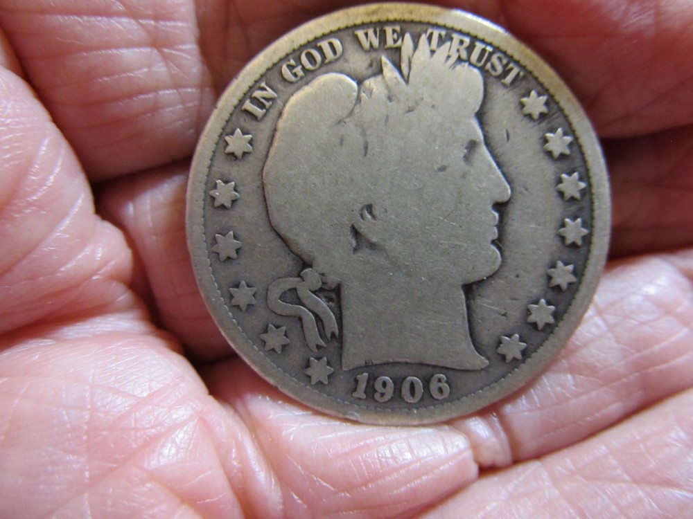 1906-O Barber Silver Half Dollar Very Nice