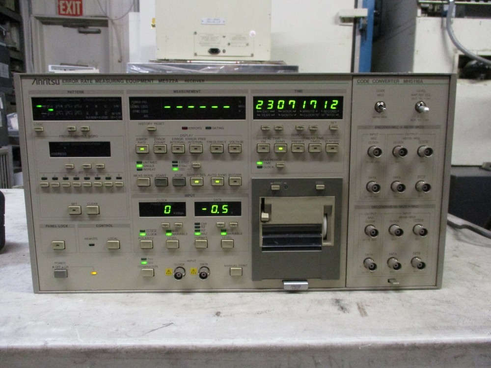 Anritsu Error Rate Measuring Equipment ME522A Receiver  *
