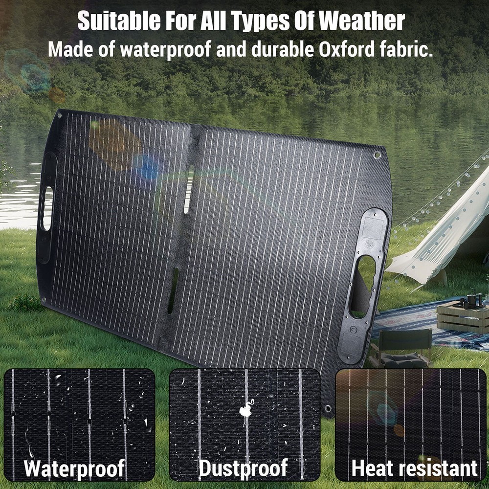 100W 200W Solar Panel Kit Charge Controller Portable Foldable for Power Station