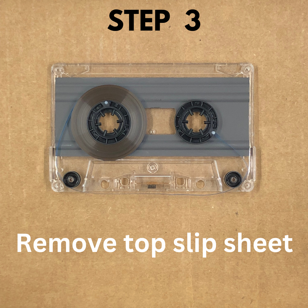 AUDIO CASSETTE TAPE REPLACEMENT COMPONENT KIT Pressure Pad Slip Sheets & Shield