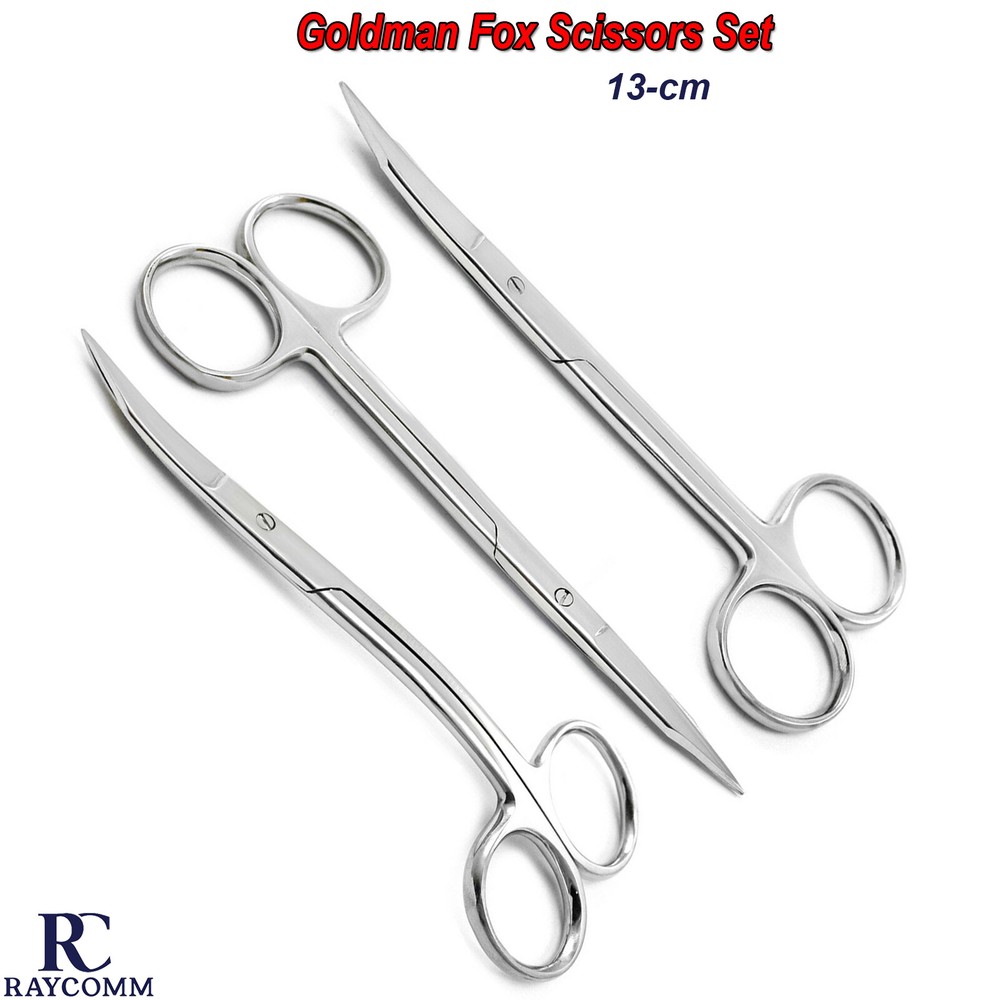 Medical Veterinary Microsurgery Dissecting Shears Suture Cutting Scissors Set CE