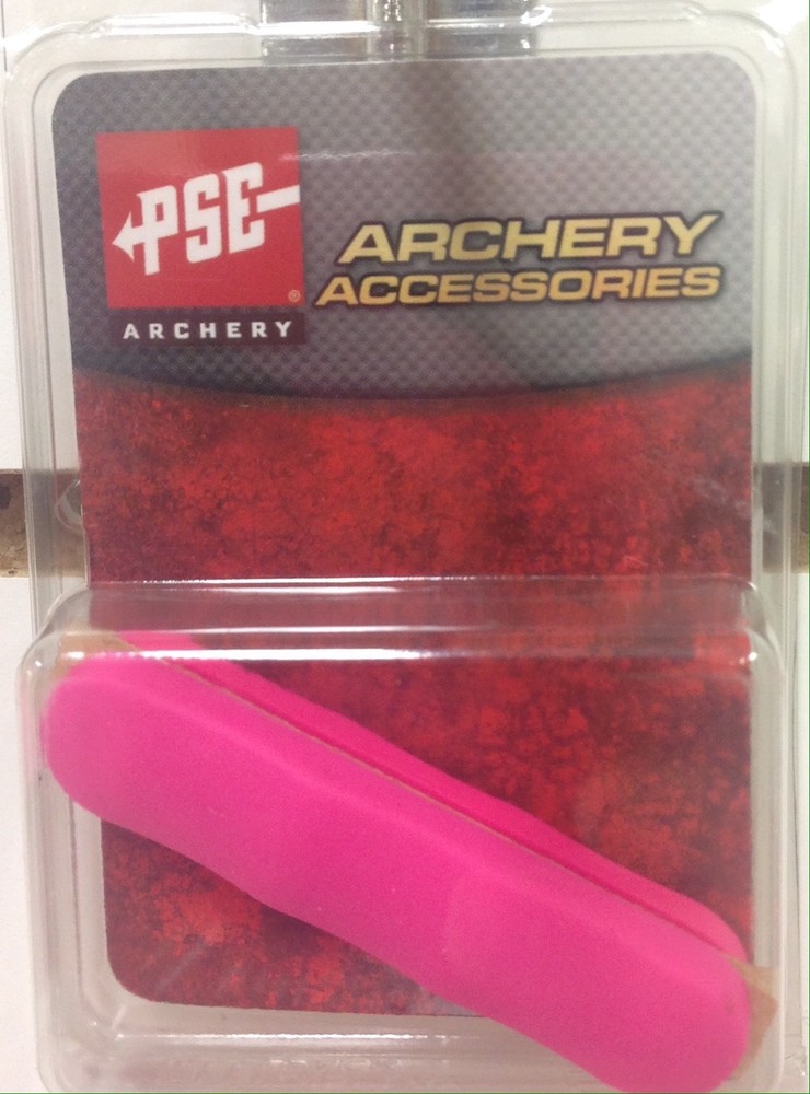 NEW PSE ARCHERY PINK COLORED RUBBER PANEL GRIPS FOR PSE BOW HANDLE