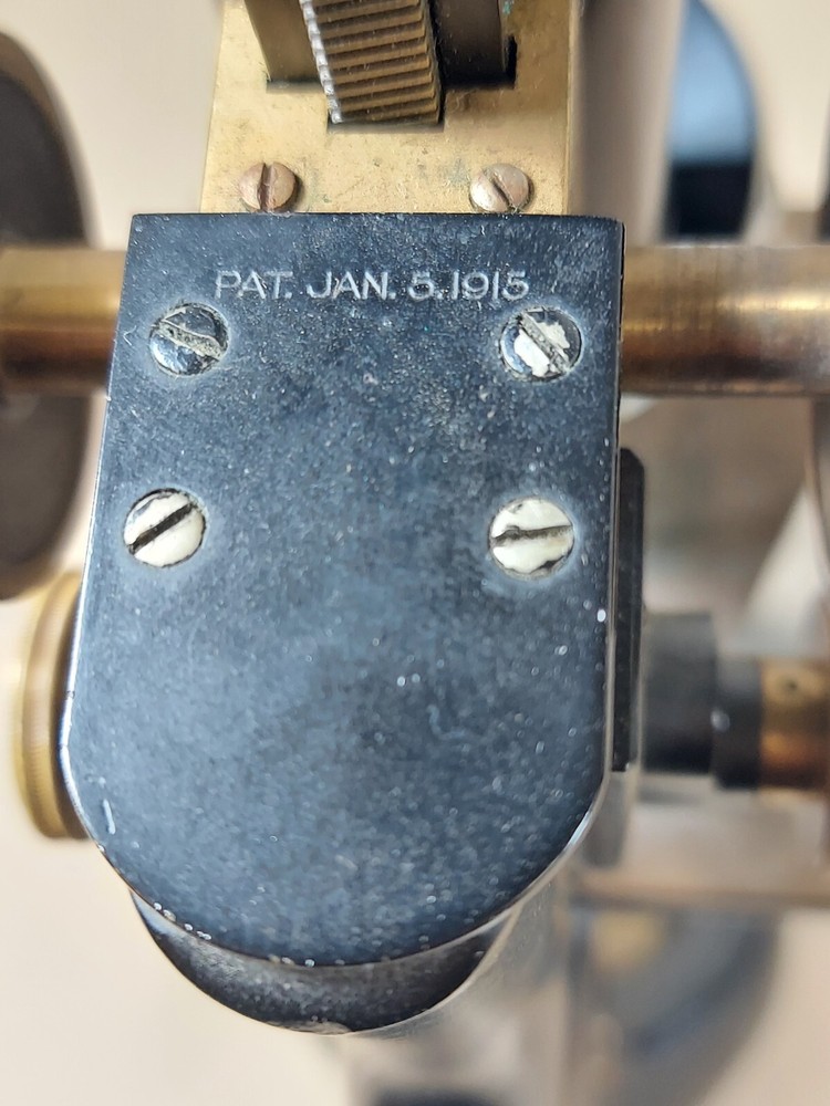 Antique 1915 Bausch&Lomb Optical Microscope With Box