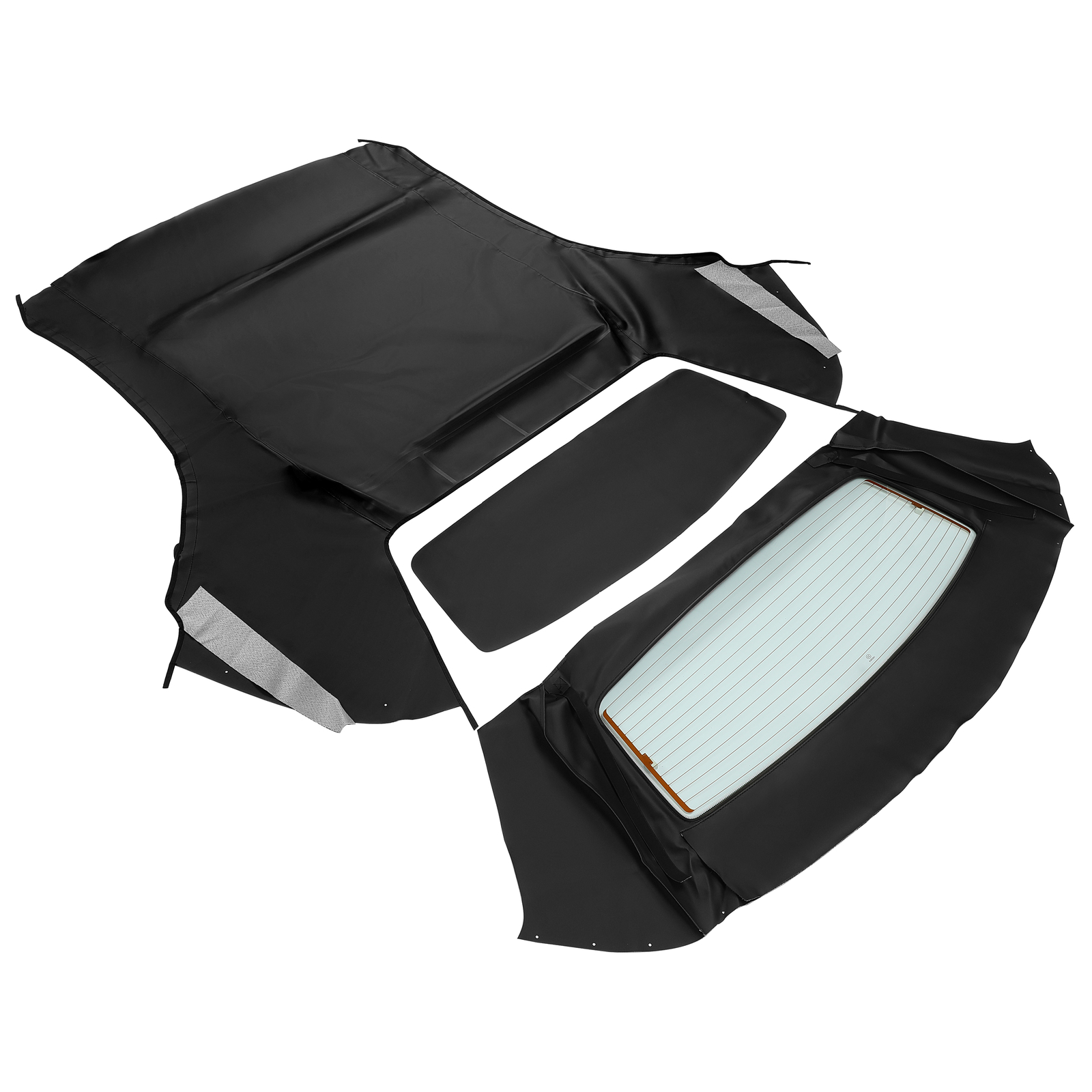 For Ford Mustang 1994-2004 Convertible Soft Top w/ Heated Glass Window Sailcloth