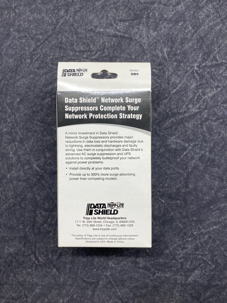 Tripp-Lite Network Surge Suppressor DB9 Data Shield ￼