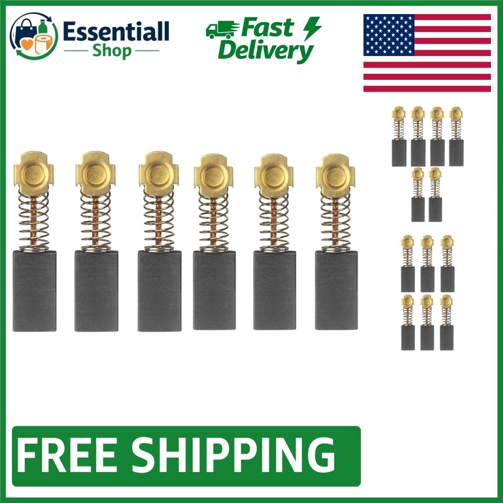 Router Carbon Brushes Set - 6 Pack Compatible with P Cable Models