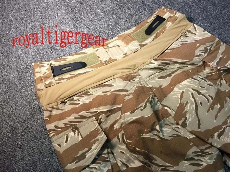 Desert Tiger Stripe Camo Tactical Combat Pants Trousers Suit Uniform Bottom Gen3