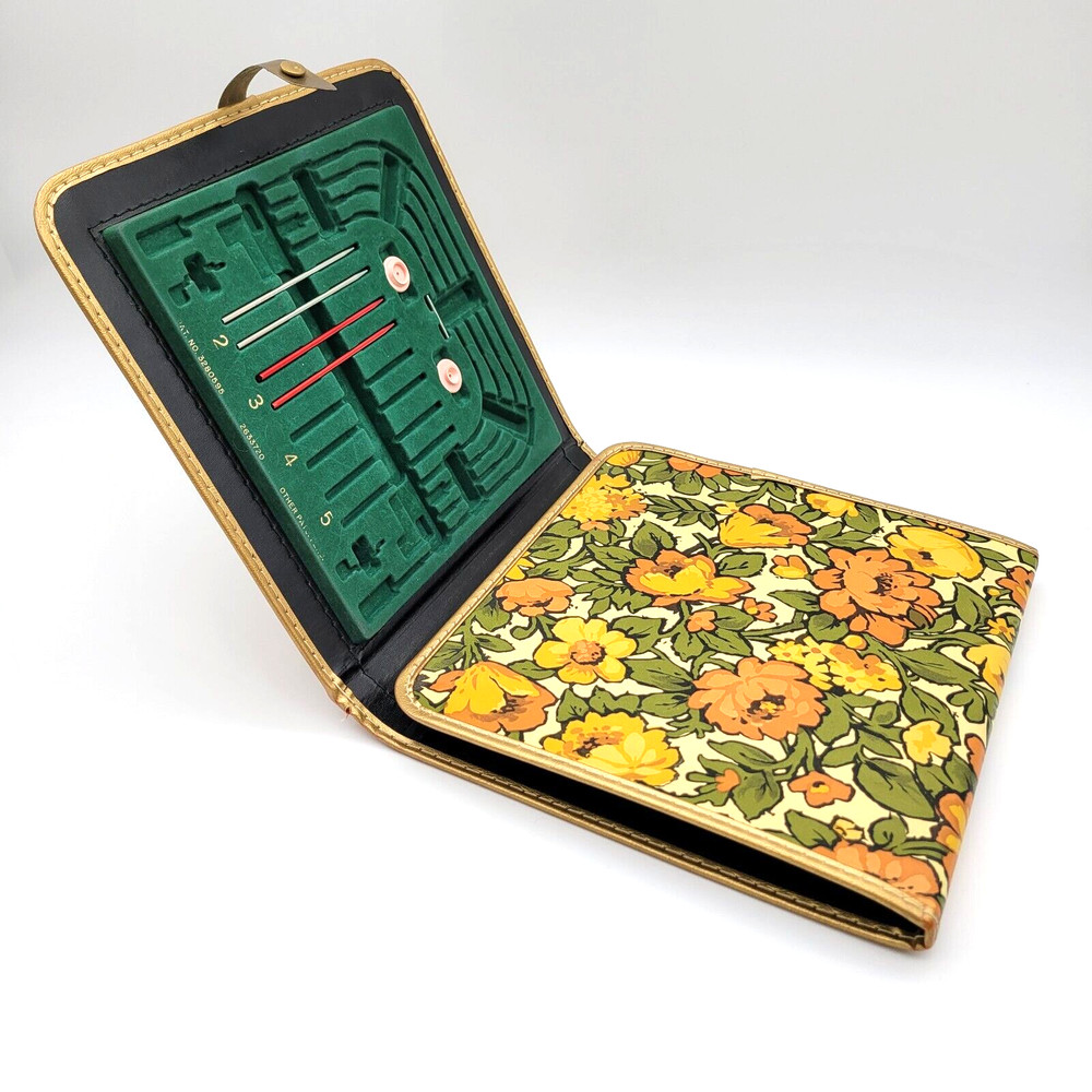 Vntg Sears Needlemaster Knitting Needle Kit Tri-Fold Case 1970's Pieces Missing