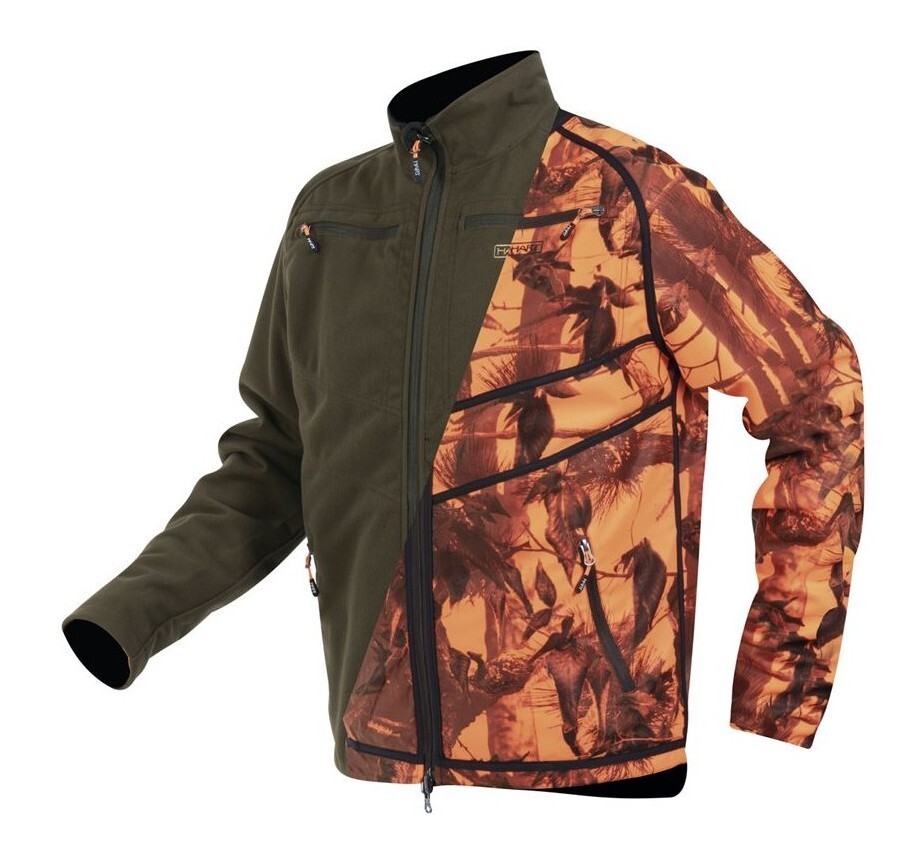 New! Hard - Softshell Jacket SOSBUN- O - Windproof - BLAZE/BROWN