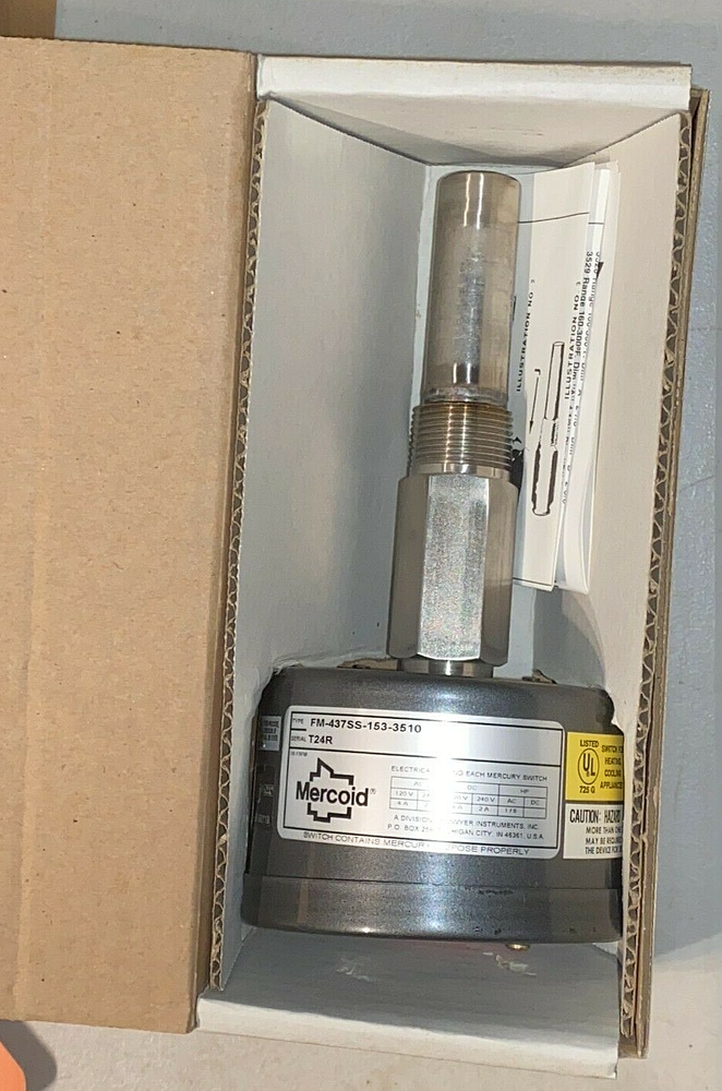 Mercoid Control FM-437SS-153-3510 Temperature Switch