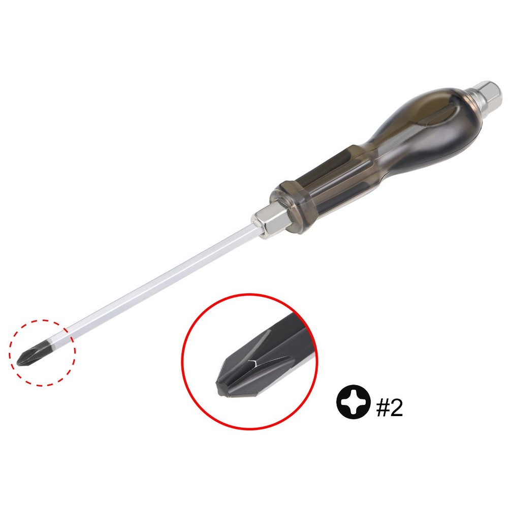 #2 Phillips Impact Screwdriver 6" Cross Stitch Demolition Guide