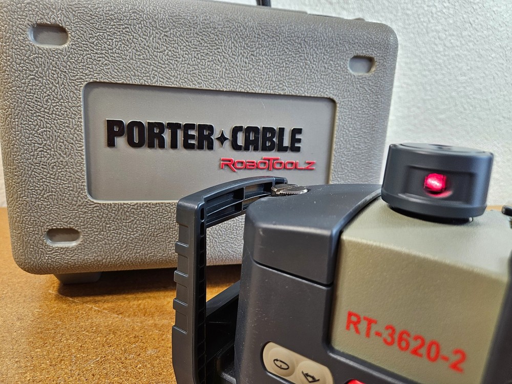Porter Cable RT-3620-2 Rotating 2-Beam Laser Level System With Case