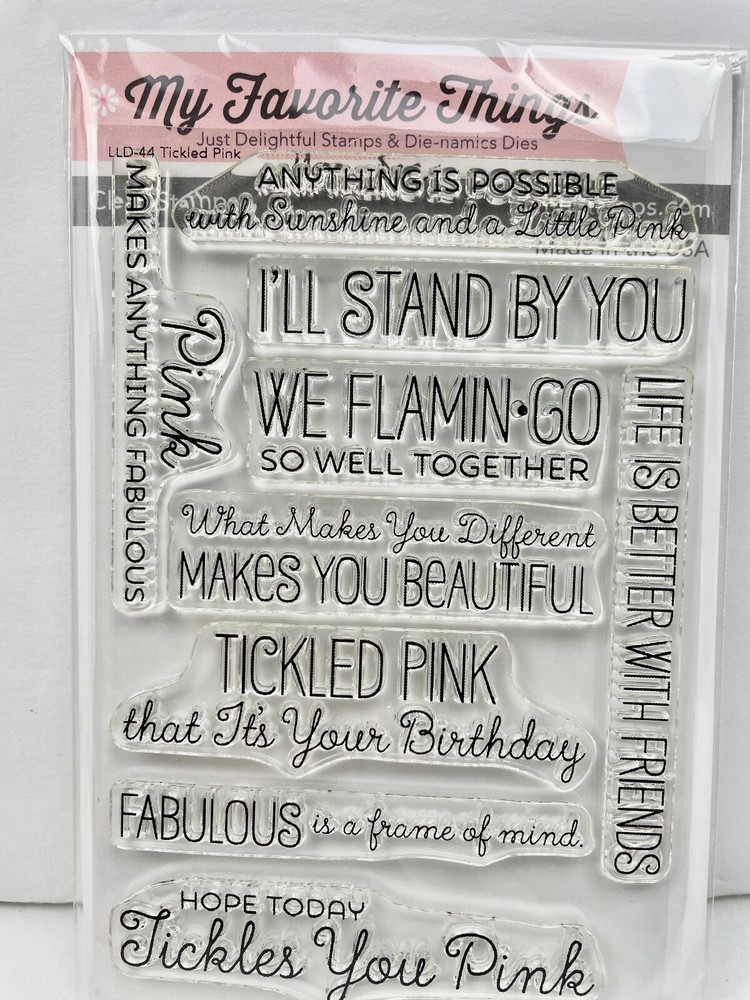My Favorite Things Clear Stamps
