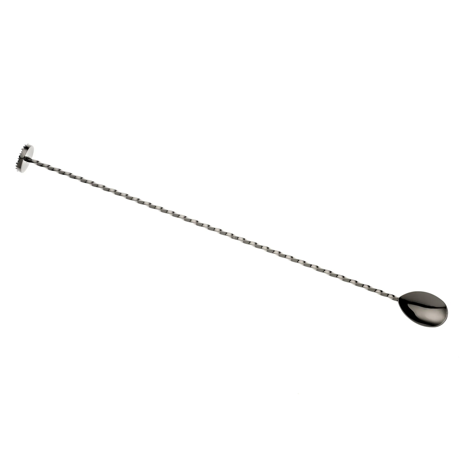 Mercer Culinary Barfly 15.7" Stainless Steel Twisted Bar Spoon w/ Muddler