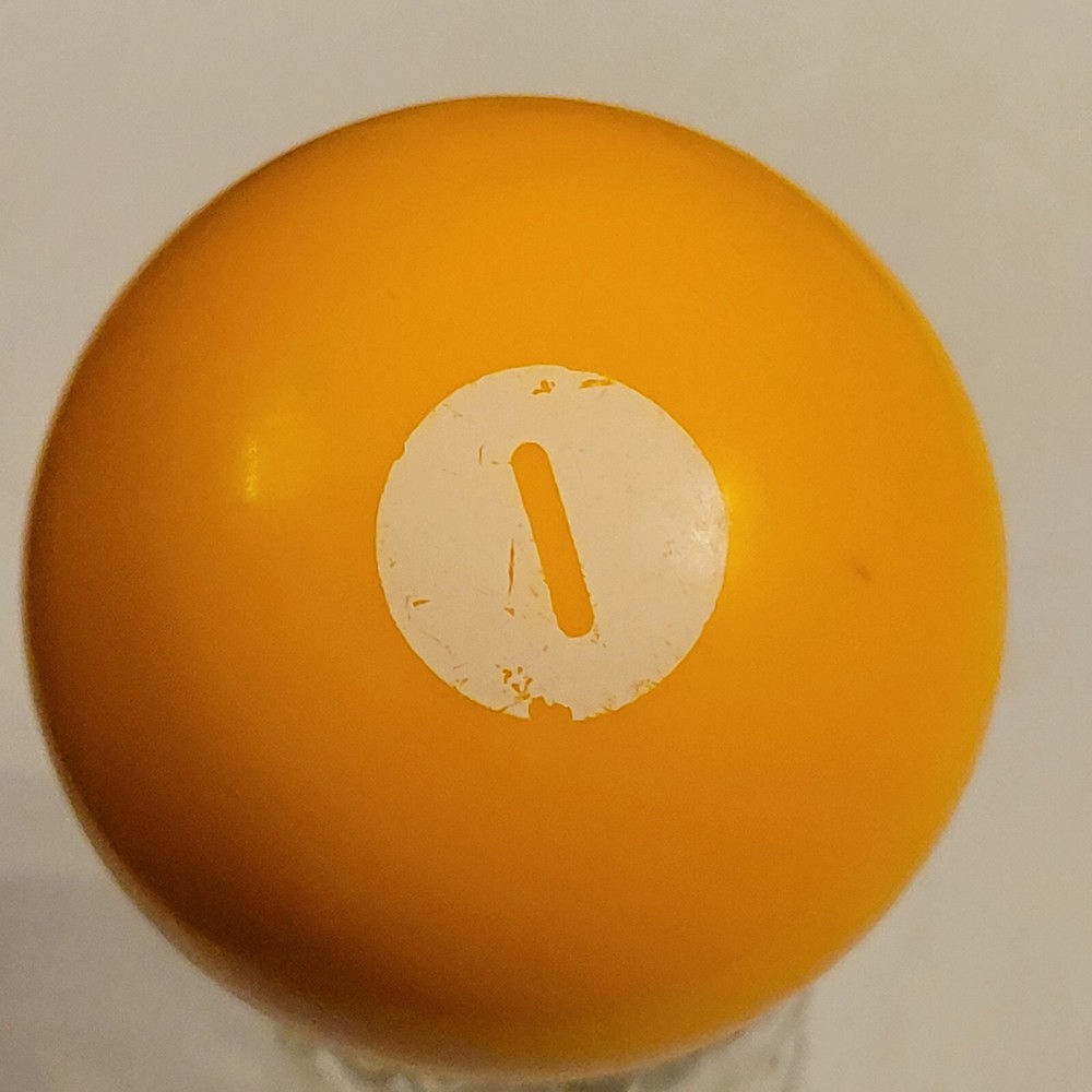 Vintage Number 1 Solid Yellow Replacement Pool Ball