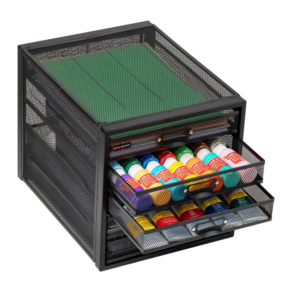 Mind Reader File Storage Drawers, Desk Organizer, Multi-Purpose, Crafts, Offi...