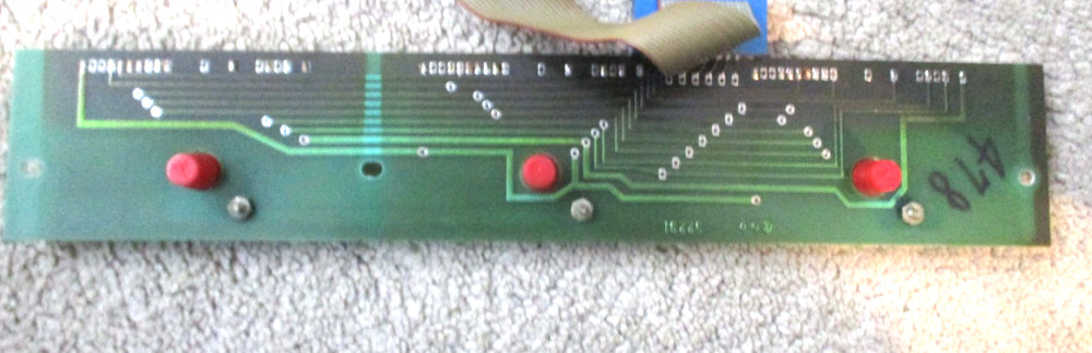 Vintage Rockola Jukebox 478 Display Panel 52291